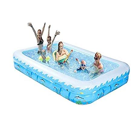 割引クーポン Swimming Large Pools, 特別価格Inflatable Pool 好評販売中 Garden, Backyard, in Kids Adults for 家庭用プール