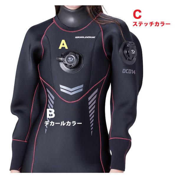DCD14 ワールドダイブ ドライスーツ ＊3.5mm／DCD14／WORLD DIVE(ワールドダイブ) |  | 03