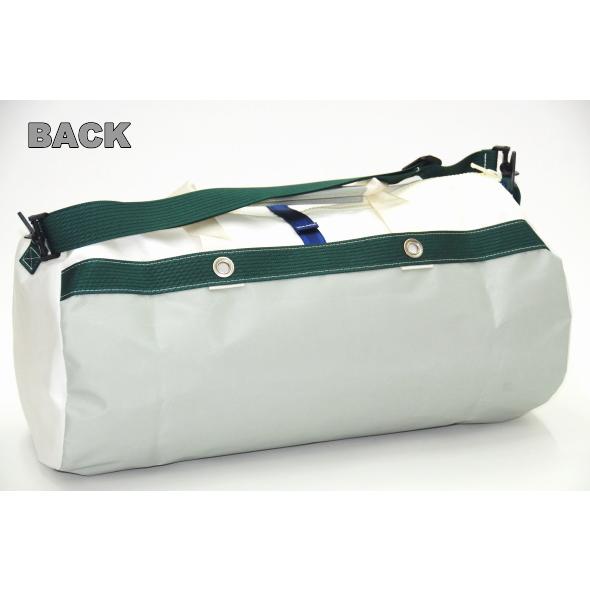 JIB（ジブ） DMB JIB ダッフルバッグMボーダー グレー×モスグリーン