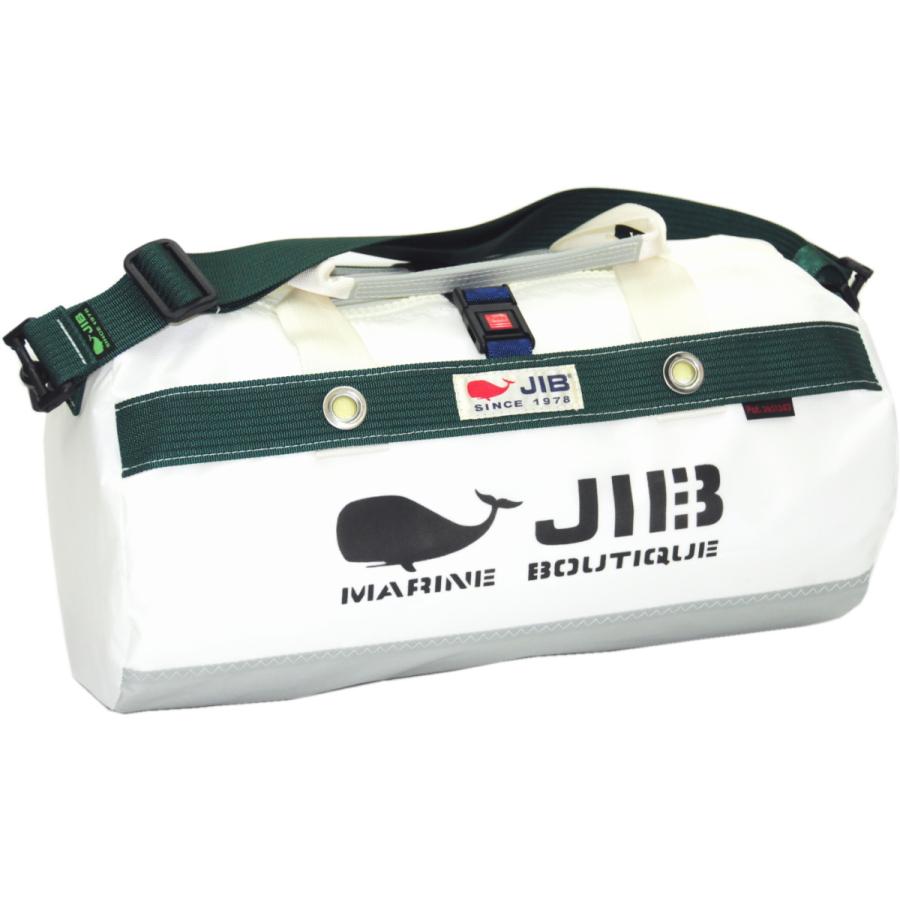 JIB DSB ダッフルバッグSボーダー グレー×モスグリーン JIB DSB ダッフルバッグSボーダー グレー×モスグリーン