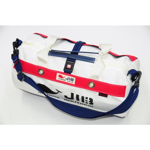 JIB（ジブ） DSB JIB ダッフルバッグSボーダー ネイビー×レッド