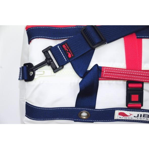 JIB（ジブ） DSB JIB ダッフルバッグSボーダー レッド×ネイビー