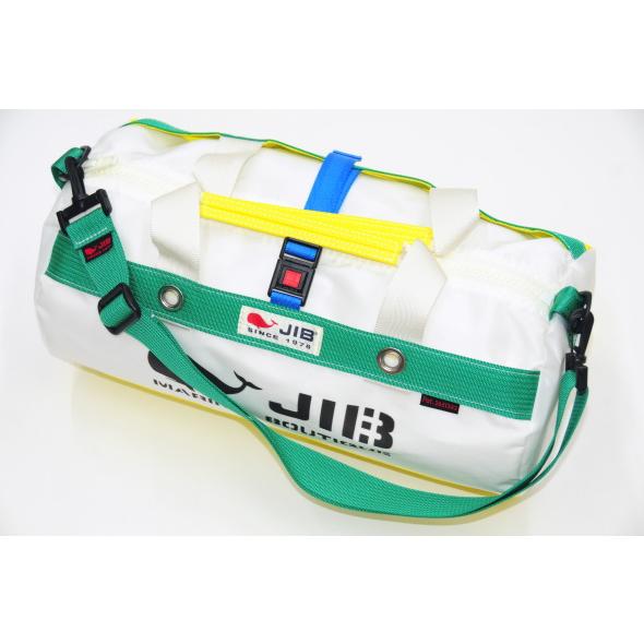 JIB（ジブ） DSB JIB ダッフルバッグSボーダー イエロー×グリーン