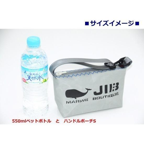 JIB（ジブ） HPOS JIB ハンドルポーチS HPOS38 レッド×ブルーステッチ 