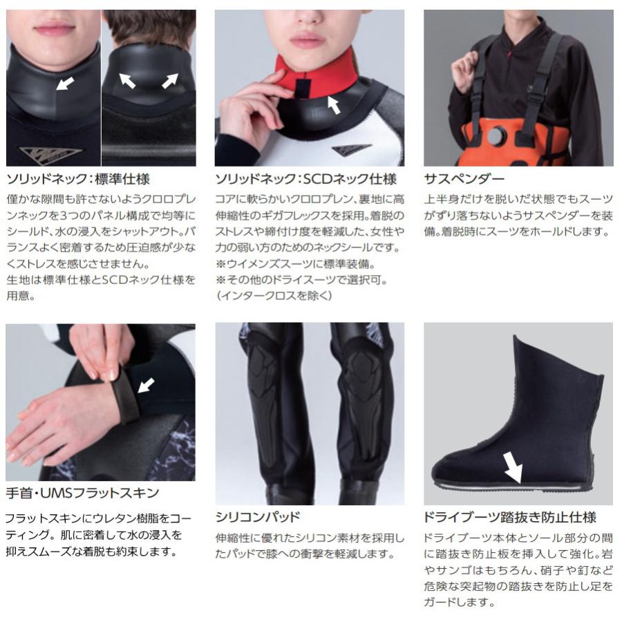 ZFD60 ワールドダイブ 女性専用ドライスーツ ＊3.5mm／ZFD60／WORLD