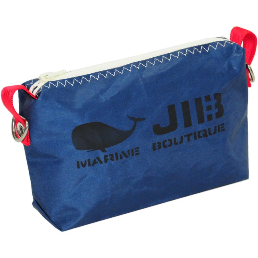 JIB（ジブ） PODSS53 JIB ドキュメントポーチSS ネイビー×ホワイト 