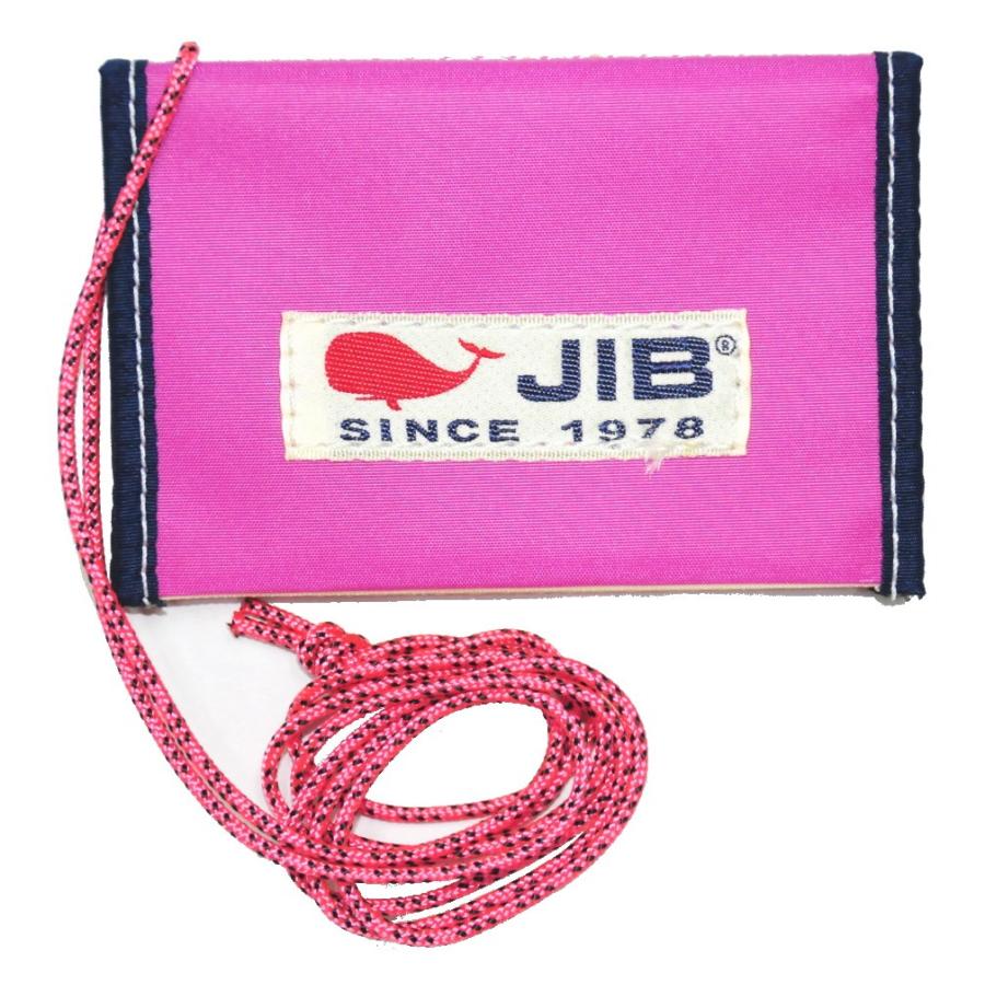 PS JIB パスケース　PS34　ピンク×ネイビー／ホワイトタグ（コードの色はアソートです／写真と異なることがあります）｜tanida