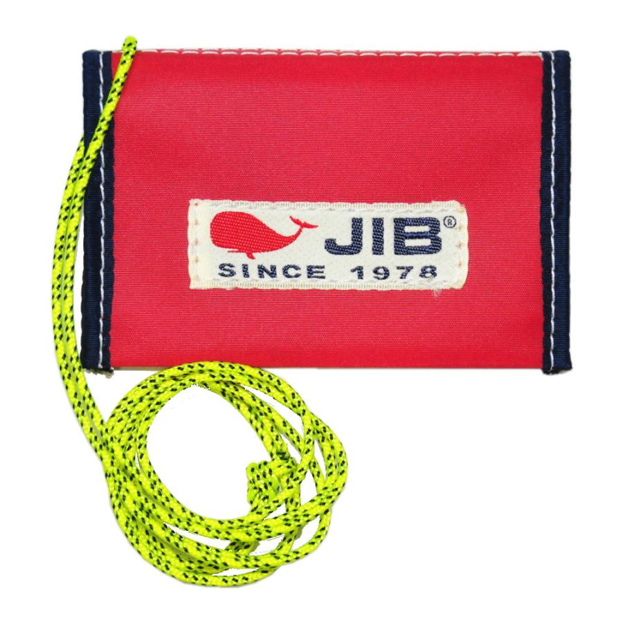 JIB（ジブ） PS JIB パスケース PS34 レッド×ネイビー／ホワイトタグ