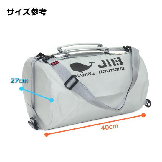 【美品】JIB ジブ リュックバックM グレー×ダークブルー ボストンバッグ JIB（ジブ） RBM JIB リュックバッグM RBM188 ネイビー : タニダWEB