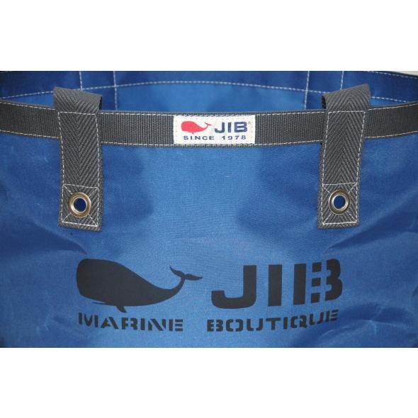 TM JIB オープントートM ネイビー×チャコールグレーテープ　ファスナー無しタイプ　TM82