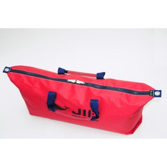 TN JIB テニスバッグ レッド×ネイビーハンドル TN158 : tn128-rdnv 