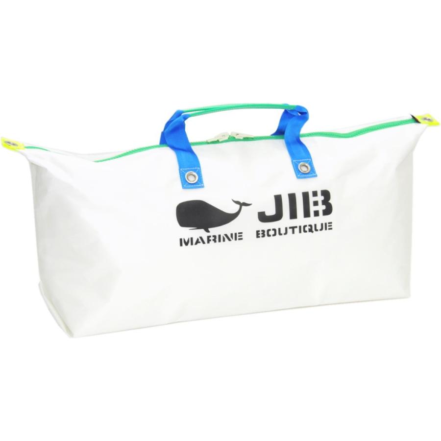 TN JIB テニスバッグ ホワイト×ブルーハンドル　TN158