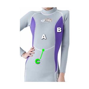 【美品】WORLD DIVE ワールドダイブ ウエットスーツ レディース ロングファスナーのユニセックスモデル「ESZ」👨‍🦱🤿👩 👗ハイ