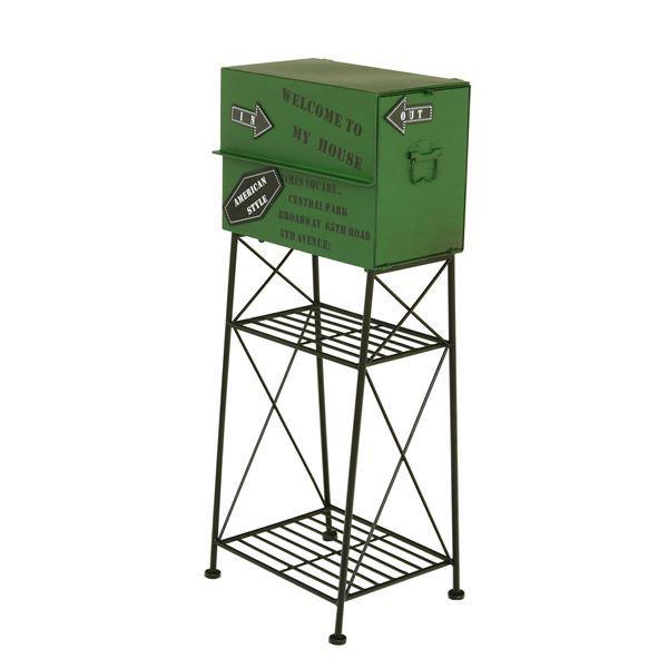 楽天カード分割 スタンド ポスト 郵便受け グリーン 幅40cm 鉄製 マグネット付き プランター用棚付き 組立品 玄関 エントランス Ds 1854750 Kurasu クラス 通販 Yahoo ショッピング 輝く高品質な Www Cycling Org Sg
