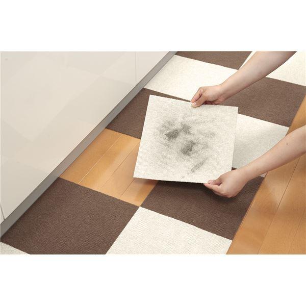 ローボード （まとめ）おくだけ吸着ペット用撥水タイルマット 同色20枚入 アイボリー（ペット用品）〔×12セット〕 【QGW5659368820】(20534円)