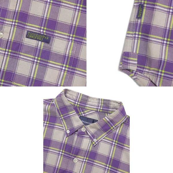 thisisneverthat（ディスイズネバーザット） TN21SSH007 プレイドツイル長袖シャツ パープル XL thisisneverthat ディスイズネバーザット TN21SSH007 プレイドツイル長袖シャツ パープル XL