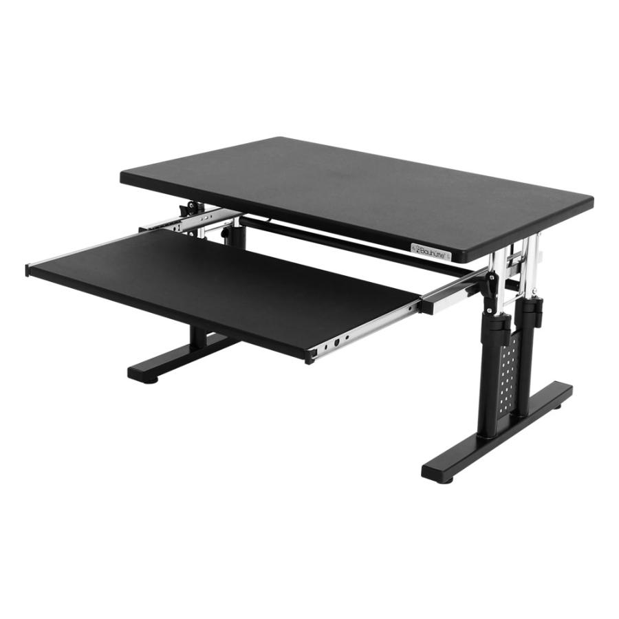 サイドテーブル・ナイトテーブル・ローテーブル Bauhutte BHD-700K-BK 楽天市場】Bauhutte バウヒュッテ カドデスク 昇降式ゲーミング