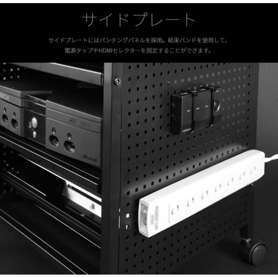 ゲーム機収納ラック スライド棚付 ゲーム機収納に特化した多機能