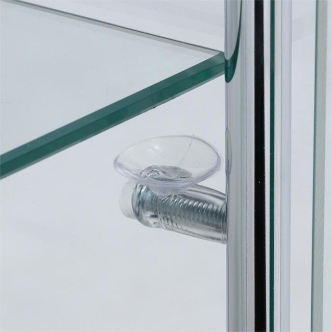 【新品】3段 ワイド ブラック｜ガラスコレクションケース｜フィギュアショーケース 新品】コレクションケース ガラス フィギュアケース 3段ワイド