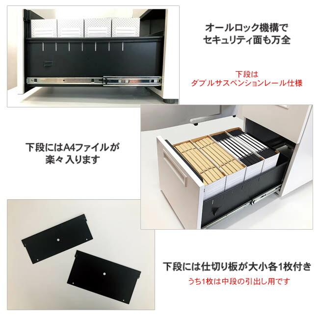 オフィスデスク 片袖 W1200 3段左袖デスク 事務机 基本 定番 オフィスデスク 片袖 W1200 3段左袖デスク 事務机 基本 定番