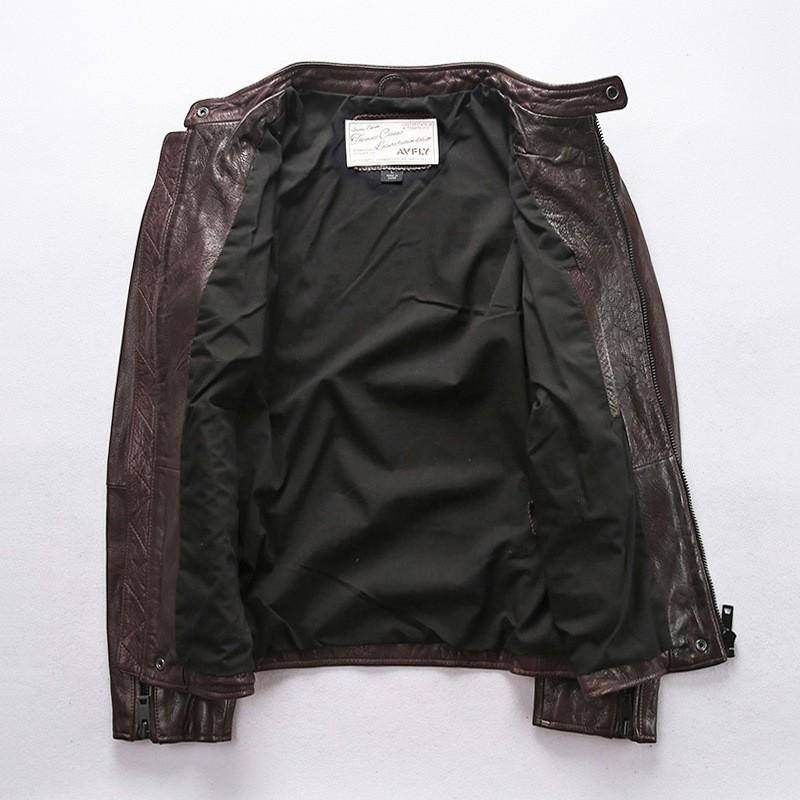 ラム革ジャケット ラム革 本革ジャケット 羊革 立ち襟 レザー