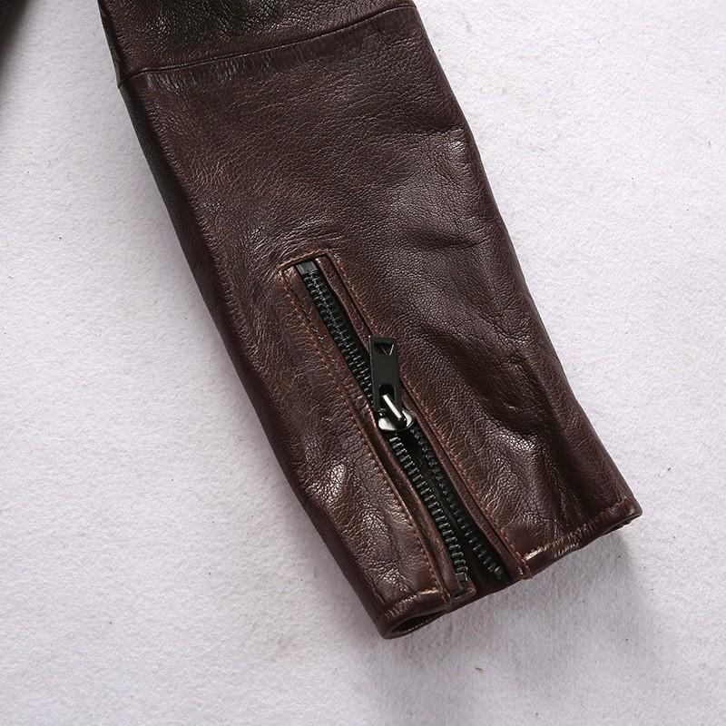 ラム革ジャケット ラム革 本革ジャケット 羊革 立ち襟 レザー