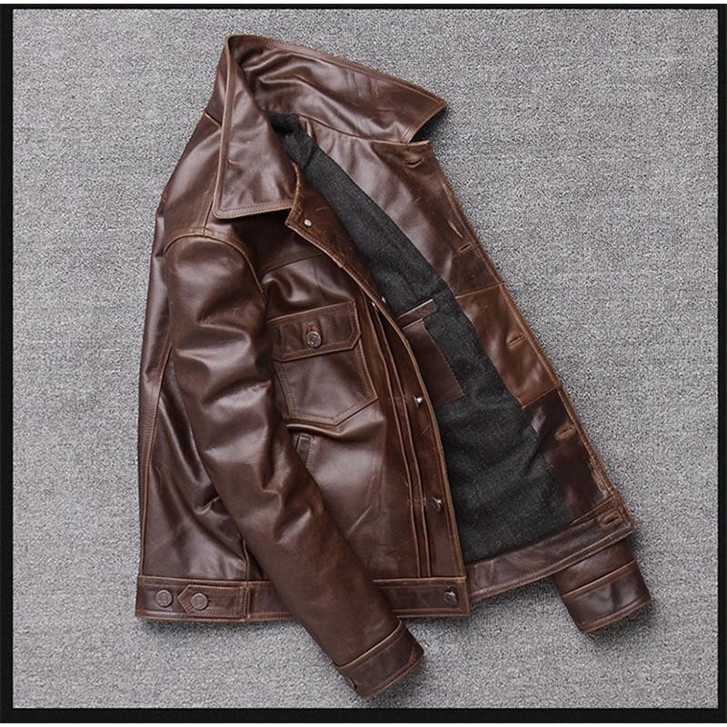 ライダースジャケット革ジャン 牛革ジャケット 本革ジャケット 牛革 ライダースジャケット 折り襟