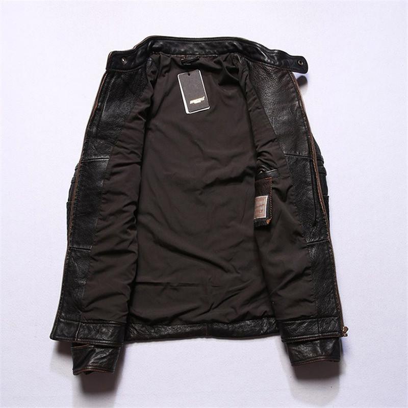 本革ジャケット 本革 牛革ジャケット ライダースジャケット 牛革 復古