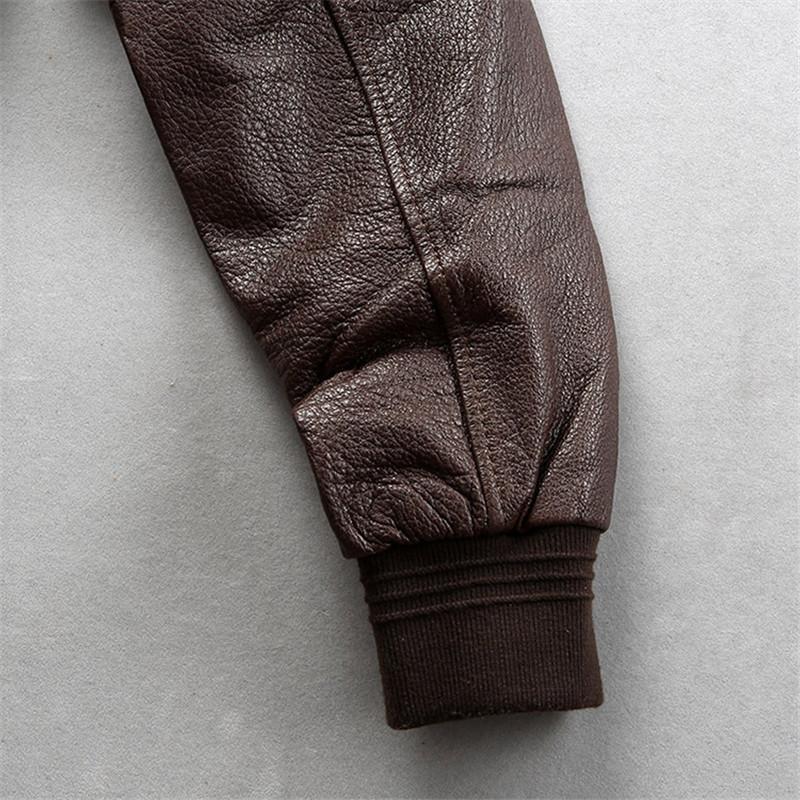 本革ジャケット 本革フライトジャケット 羊革ジャケット 山羊革 刺繍