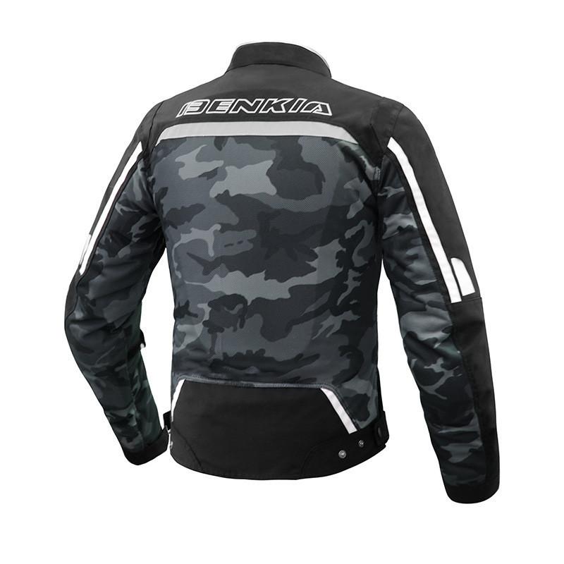 バイクジャケット メッシュジャケット ライダースジャケット 迷彩