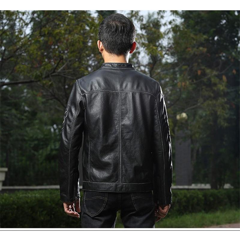 革ジャケット 本革 牛革 レザージャケット 牛革ジャケット 革ジャン ロック風 メンズ バイクジャケット ライダースジャケット Npjc0012 谷村通販 通販 Yahoo ショッピング