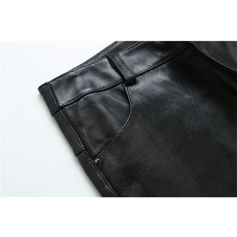 ⭐ショット⭐レザーパンツ ライダース バイク ブラック スラックス レザーパンツ メンズ 本革 山羊革 ラム革パンツ 革パン 革パンツ