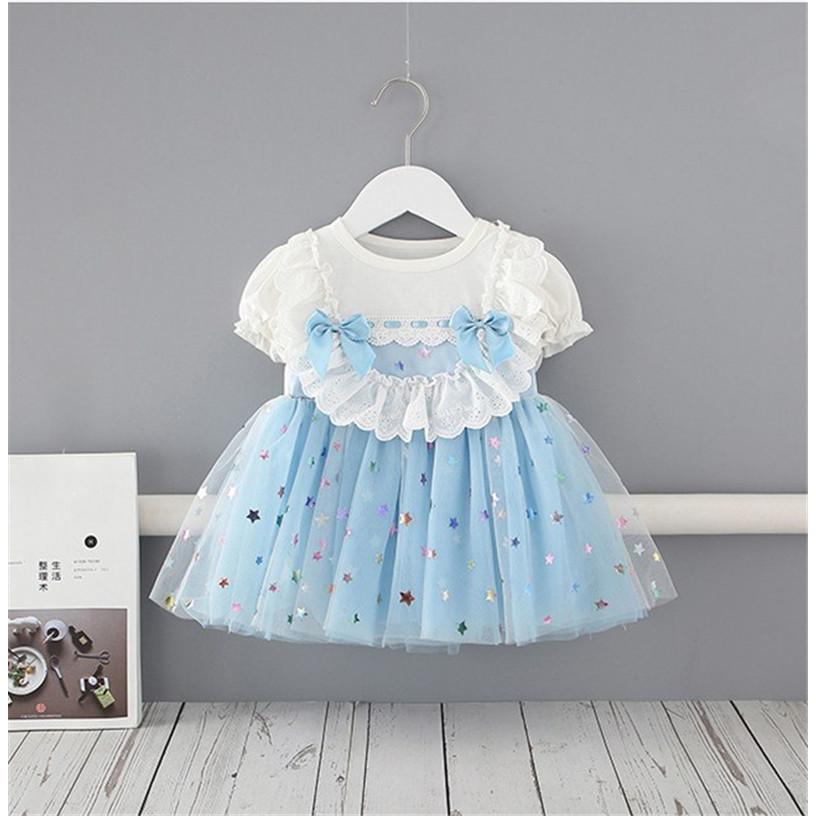 ベビードレス 赤ちゃんワンピース 可愛い 夏 結婚式 セレモニードレス 星柄 フォーマル お宮参り 発表会 演奏会 七五三 お誕生日 Tz 谷村通販 通販 Yahoo ショッピング