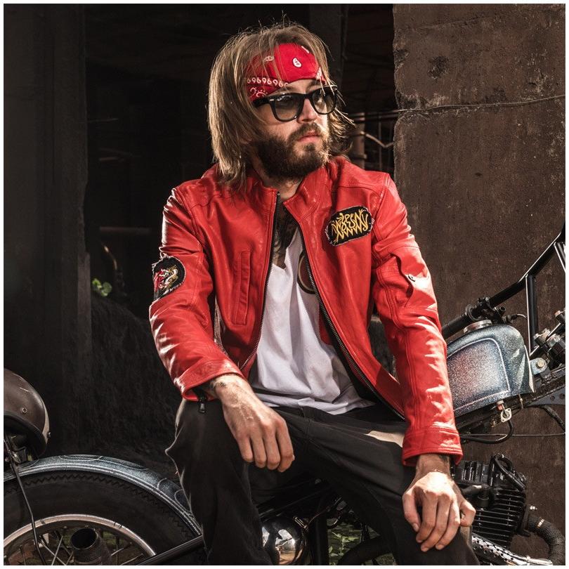 極美品 エンポリオアルマーニ 羊革 ラムレザー ライダース ジャケット 42 赤 楽天市場】AJ【ARMANI JEANS】アルマーニジーンズ レザーライダーズ