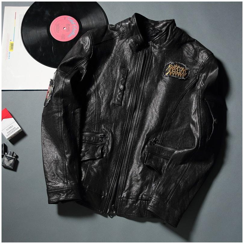 本革ジャケット フライトジャケット レザージャケット 羊革 革ジャン