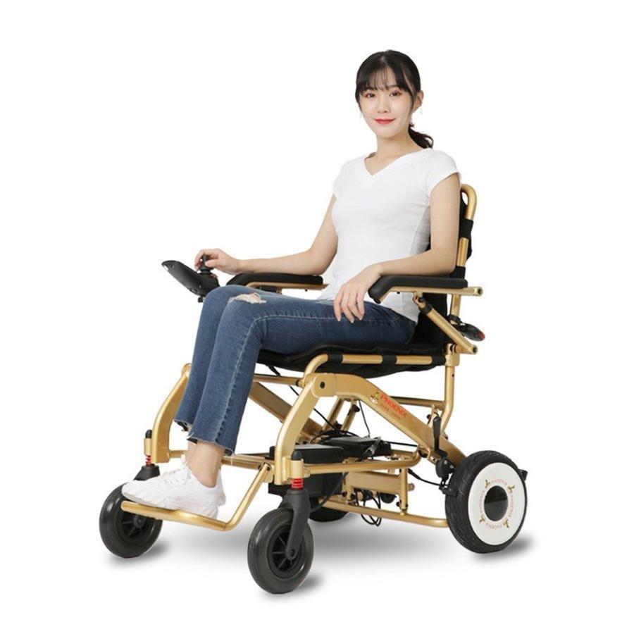 114911円 格安販売の 折り畳み式電動車椅子 老人 身体障害者の全自動代走車 スマート四輪車