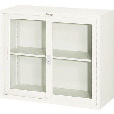 TRUSCO　スタンダード書庫(A4判D400)ガラス引違W880XH750　FJG40-G7　1台（5206669）