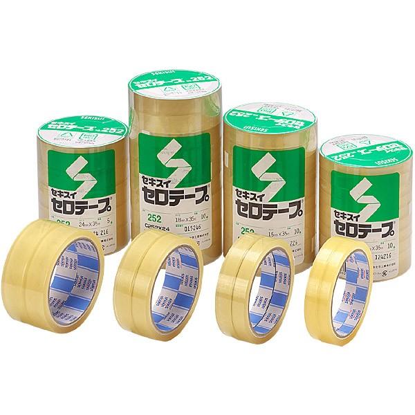 現品限り一斉値下げ！】積水化学工業 セロテープ No.252 15mm×35m［200