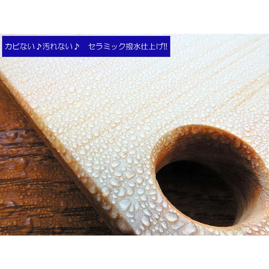 カビが生えない、汚れない♪国産ヒノキのまな板『セラミック撥水仕上げ