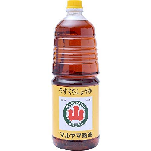 送料無料 マルヤマ醤油 うすくちしょうゆ 1.8L N84c0835b1c谷澤販売 通販