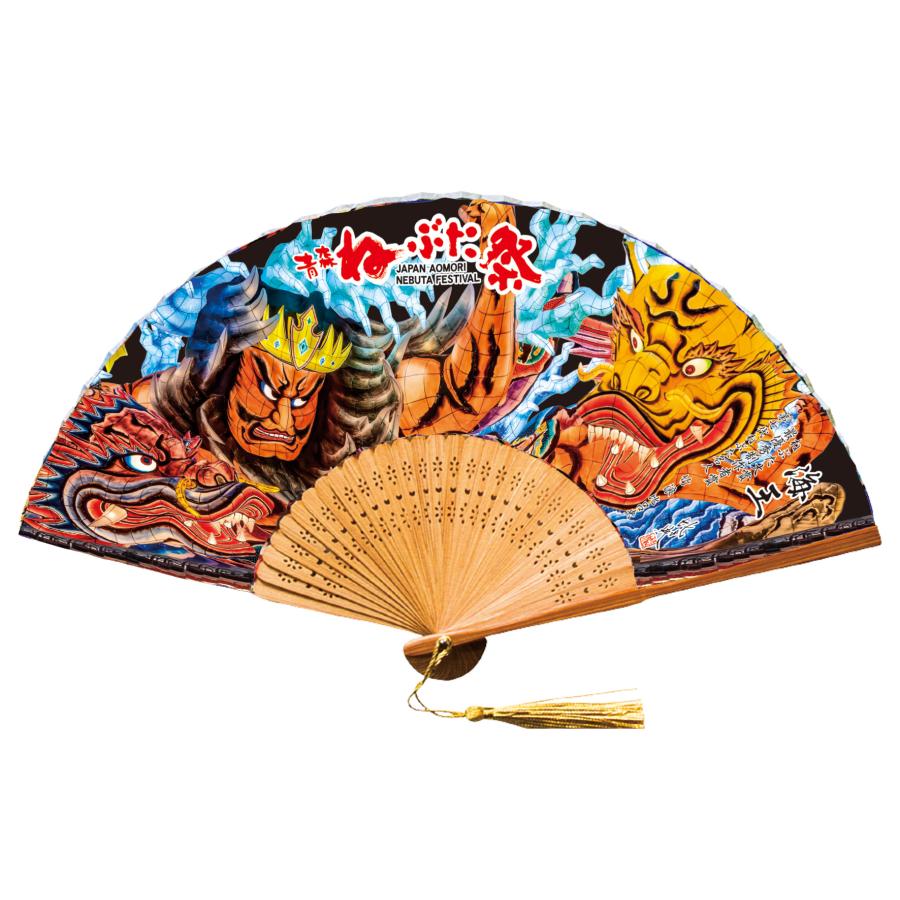 新商品】ねぶた布扇子 海王 竹浪比呂央作：甲州屋 青森ねぶた ねぶた
