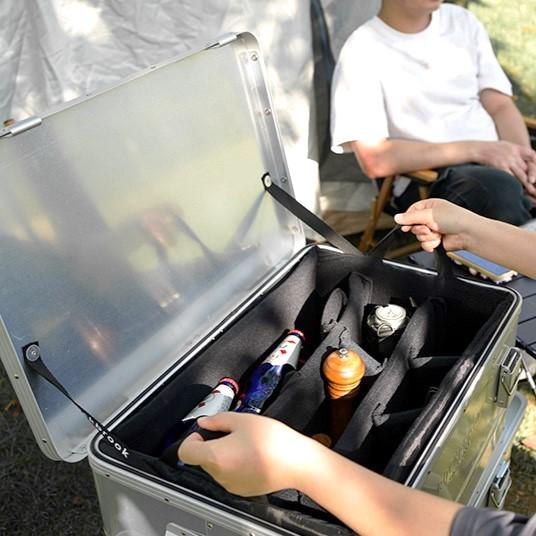 アルミ コンテナボックス 50L用 ソフトパーテーション : 淡輪 アルミ コンテナボックス 50L用 ソフトパーテーション : 淡輪