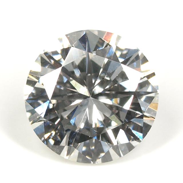 天然ダイヤモンド ルース 裸石 0.514ct, Gカラー, SI-1, Good グッド