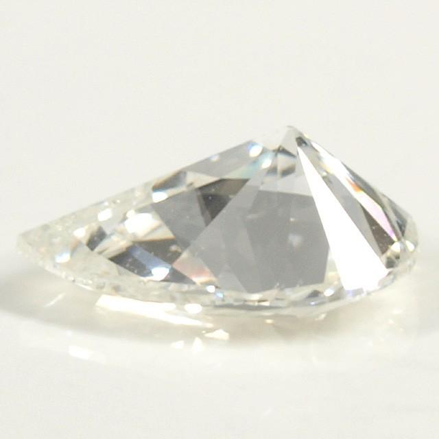 天然ダイヤモンド ルース 0.531ct Hカラー SI-2 ペアシェイプ