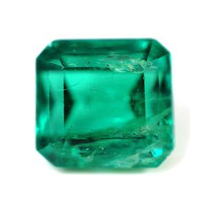 エメラルド ルース 裸石 0.361ct 日本彩珠宝石研究所ミニ鑑別書付 3月