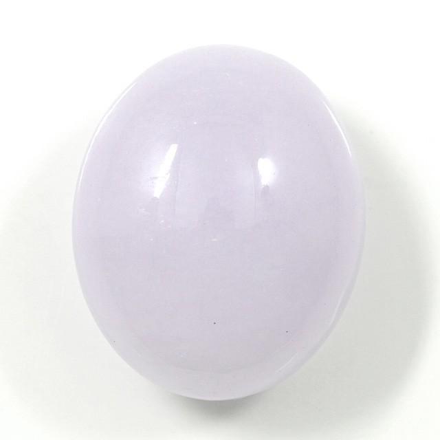 ラベンダーヒスイ ルース 11.003ct 日本宝石科学協会ソーティング付 11月14日の誕生日石 翡翠 jade オーバルカボションカット