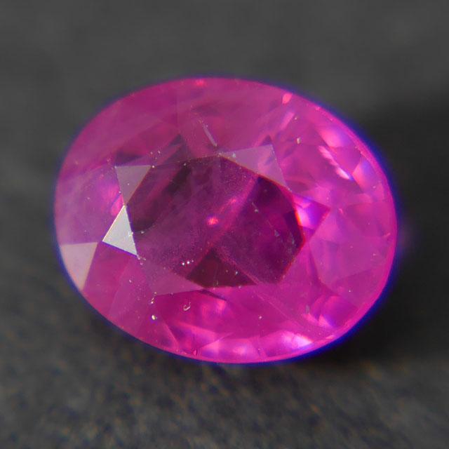 ルビー ルース 1.210カラット(1.210ct), オーバル, 紅玉, 日本宝石科学 
