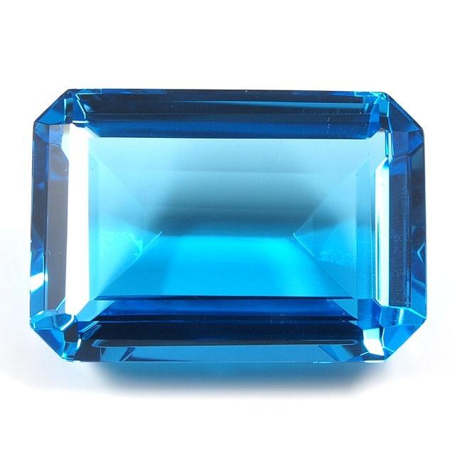 免税物品 ブルートパーズ ルース 44 63ct エメラルドカットの深いブルー 9月29日 11月19日誕生日石 11月の誕生石 日本店舗 Sceed Hd Co Jp