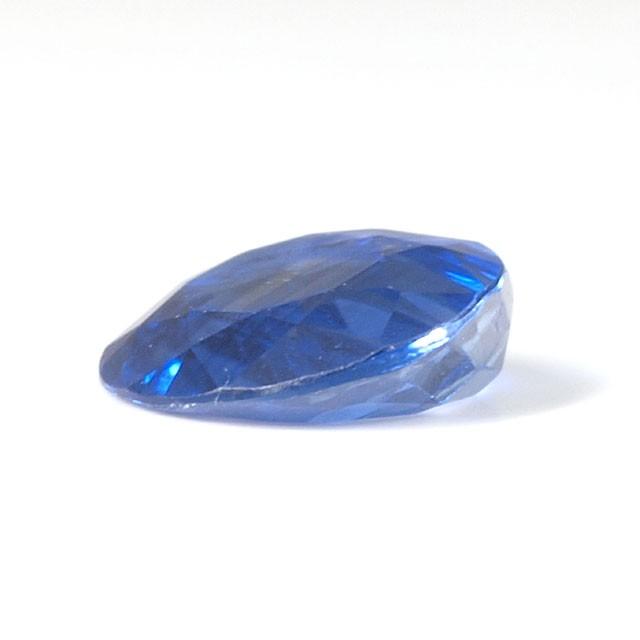 フィンガープリント インクルージョン内包サファイヤ ブルーサファイア ルース 1.472ct 非加熱 日本宝石科学協会鑑別書付の画像