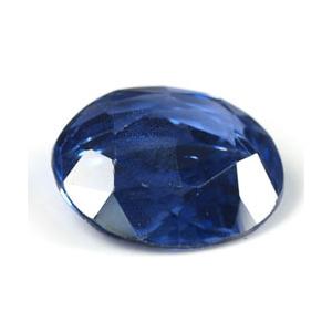 フィンガープリント インクルージョン内包サファイヤ ブルーサファイア ルース 1.472ct 非加熱 日本宝石科学協会鑑別書付の画像